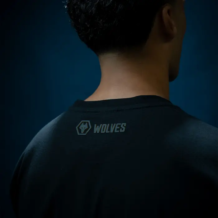 Wolverhampton Wanderers Store | Shop Official Blackout T-Shirt – Black Wolves Gear